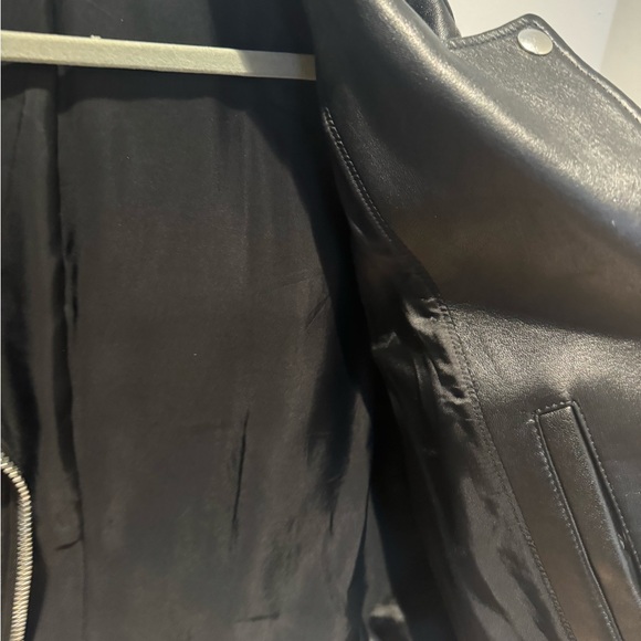 Acne Studios Leather Biker Jacket Size 36 - Picture 5 of 9